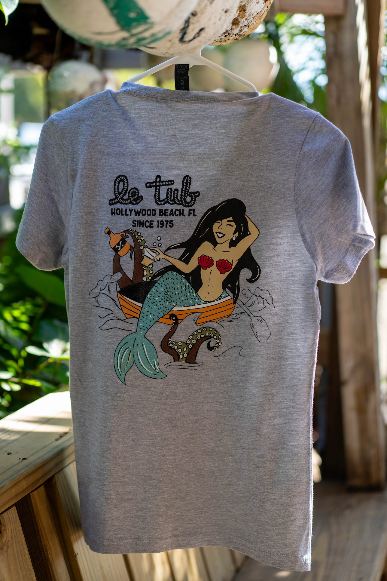 Womens V Neck Mermaid T-shirt